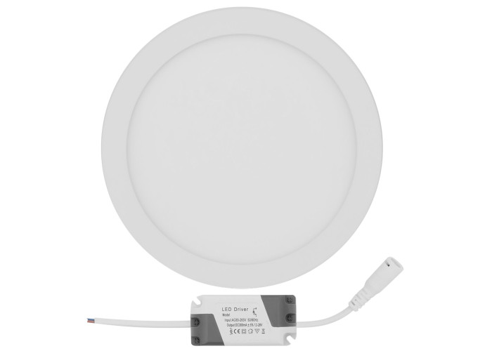 Світодіодна Панель Кругла Білий 12W OSW-03004