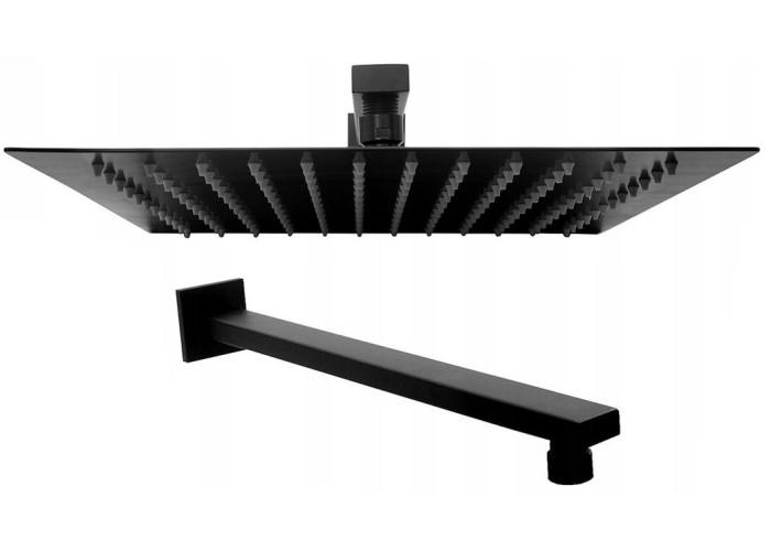Верхній Душ REA Ultra Slim Square 30x30 Чорний МАТ REA-P0650