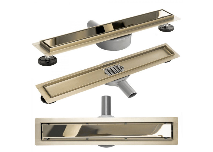 Трап для Душа Rea Pure Neo Mirror Золото Pro 70 REA-G5600