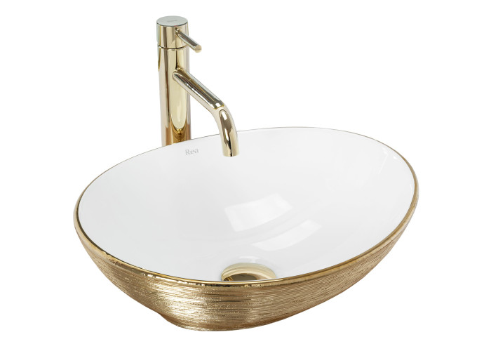 Умивальник REA Sofia Brush Золото REA-U3697