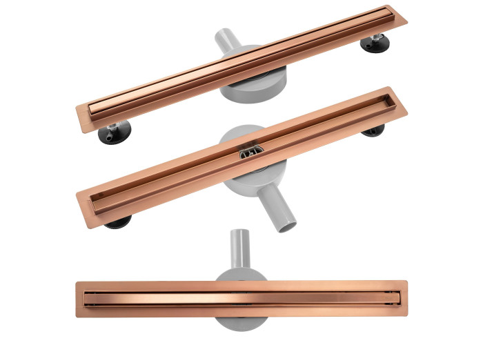 Трап для Душа REA NEO SLIM PRO Мідь Мат 70 REA-G0651