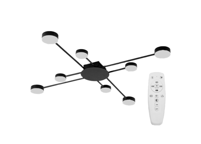 Люстра Чорний 8-Плечова LED APP523-8C OSW-08465