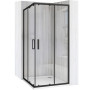 Душова Кабіна Rea City 80x80 Чорний REA-K6448