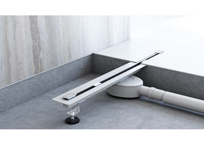 Трап для Душа Rea Neo Ultra Slim Pro Нікель Мат INOX 80 REA-G9802