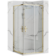 Душова Кабіна Rea Punto 80x80 Золото REA-K6441