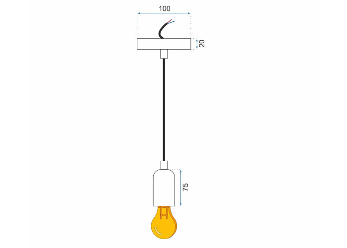 Люстра Мідь APP355-1CP