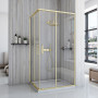 Душова Кабіна Rea City 80x100 Золото Мат REA-K6445