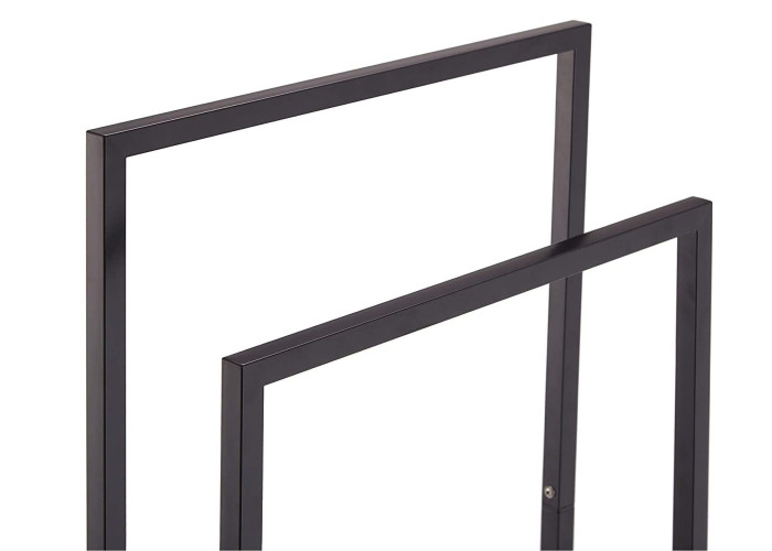 Вішалка для Рушниківів Rea Metal Чорний Double HOM-06589