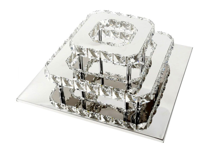 Люстра Кристал LED 24W Квадратна APP409-C APP410-C OSW-65007