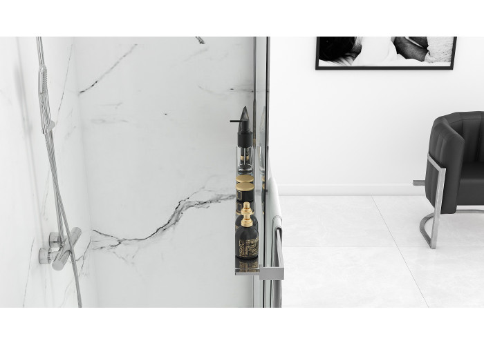 Душова Стінка REA Aero Хром 80 + EVO KPL-7552-08948