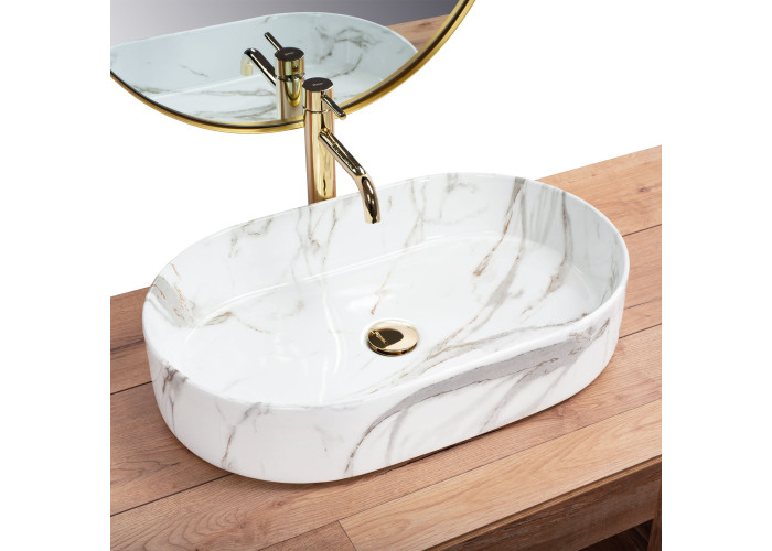 Умивальник Basin Rea Nadia Shiny Aiax REA-U6506