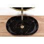 Умивальник Rea Nadia Black Marble Shiny REA-U0539