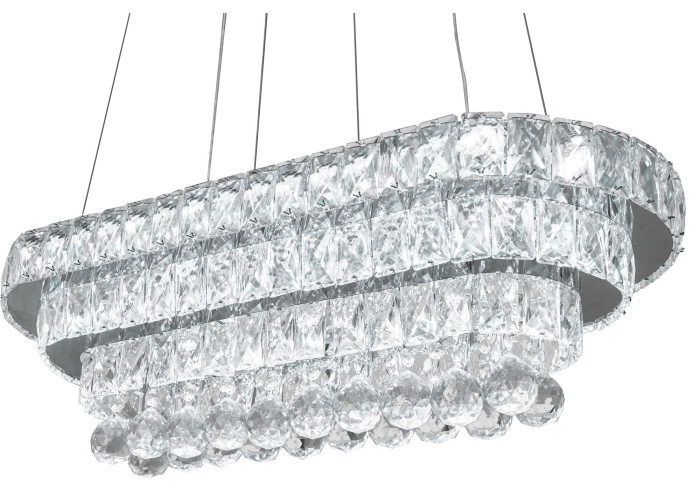 Люстра Кристал LED 102W Пульт APP417-CP OSW-65015