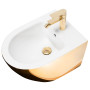 Комплект Унітаз WC CARLO Flat + Біде CARLO MINI Золото/Білий KPL-C63802
