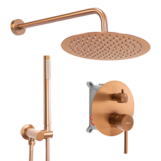 Душовий Гарнітур Rea LUNGO Мідь Мат + BOX REA-P8809