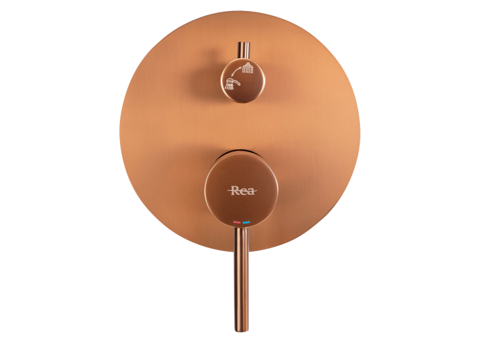 Душовий Гарнітур Rea LUNGO Мідь Мат + BOX REA-P8809