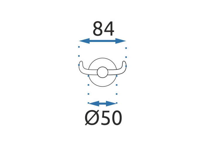 Вішалка для Рушниківів REA Золото MIST 02 REA-80020