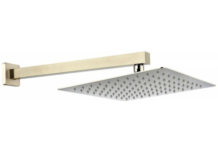 Верхній Душ Rea Ultra Slim Square 30x30 Золото REA-P0651