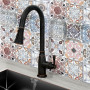 Змішувач для Кухні високий REA Deco Old Чорний REA-B0182