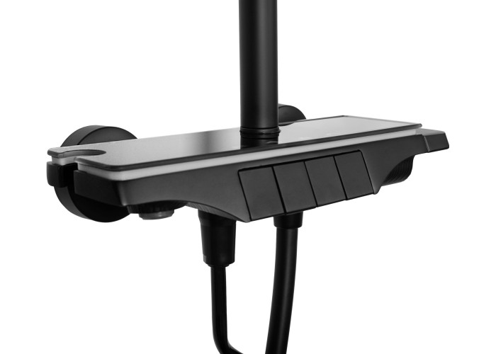 Душовий Гарнітур REA Savio Led Чорний REA-P8410
