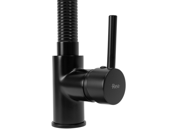 Змішувач Кухонний Rea Spring Чорний REA-B4804