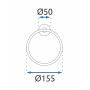 Вішалка для Рушниківів Золото MIST 05 REA-80029