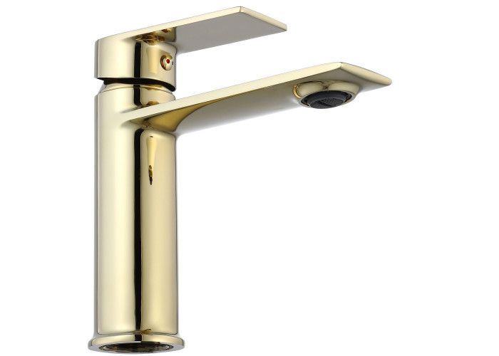Змішувач для Умивальника REA Veneta Gold Низький REA-B6417