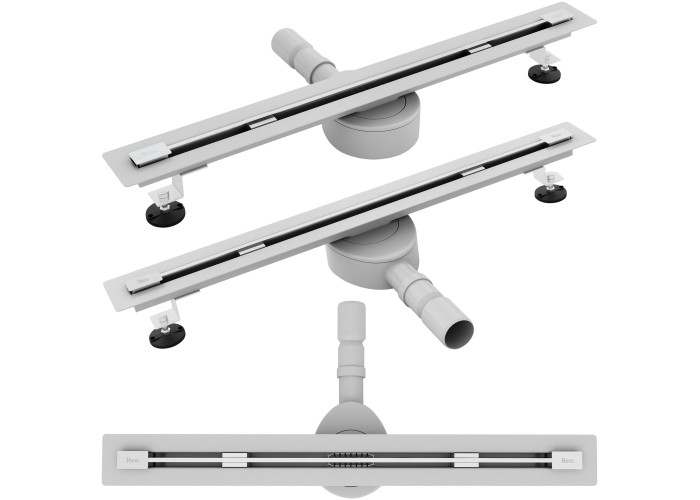 Трап для Душа Rea Neo Ultra Slim Pro Нікель Мат INOX 80 REA-G9802