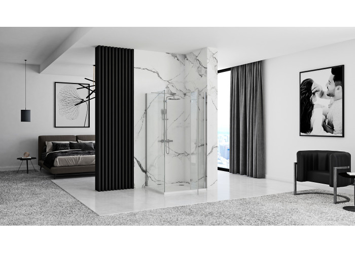 Душова Кабіна REA Easy Clean MADOX 80x100 Хром REA-K4512