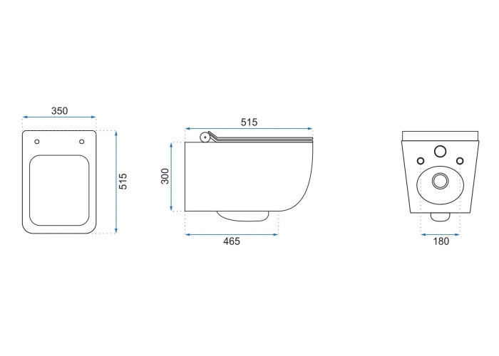 Унітаз REA Матео Rimless REA-C1258