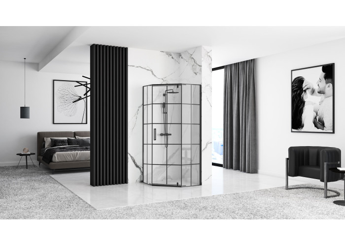 Душова Кабіна REA HEX 80x80 + Душевий Піддон 80x80 KPL-8969-8543