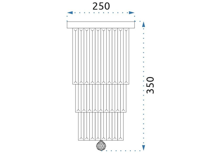 Люстра Кристал APP787-3C OSW-05038