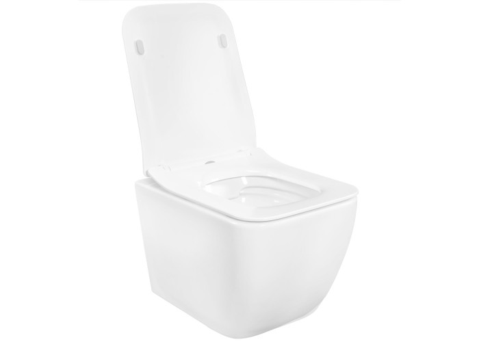 Унітаз REA MARTIN SLIM RIMLESS DUROPLAST REA-C8006