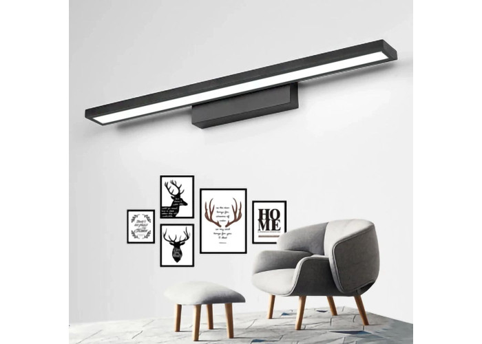Лампа настінна LED 80см APP841-1W FLAT Чорний