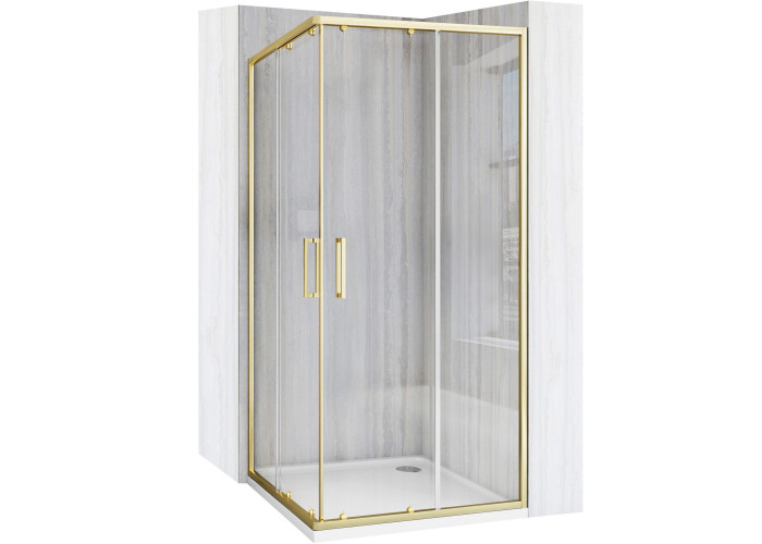 Душова Кабіна Rea City 90x90 Золото Мат REA-K6443