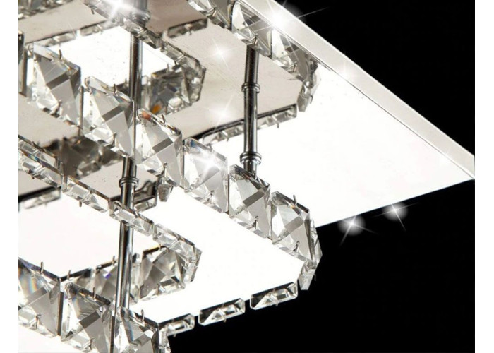 Люстра Кристал LED 24W Квадратна APP409-C APP410-C OSW-65007