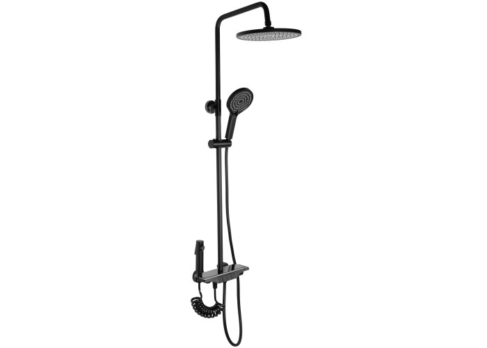Душовий Гарнітур REA Savio Led Чорний REA-P8410