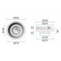 Люстра LED APP411-C OSW-65009