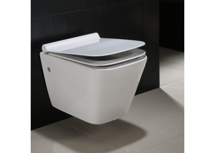 Унітаз REA Ryan Rimless Duroplast Slim REA-C7400