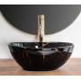 Умивальник Rea Sofia Mini Black Marble Shiny REA-U6963
