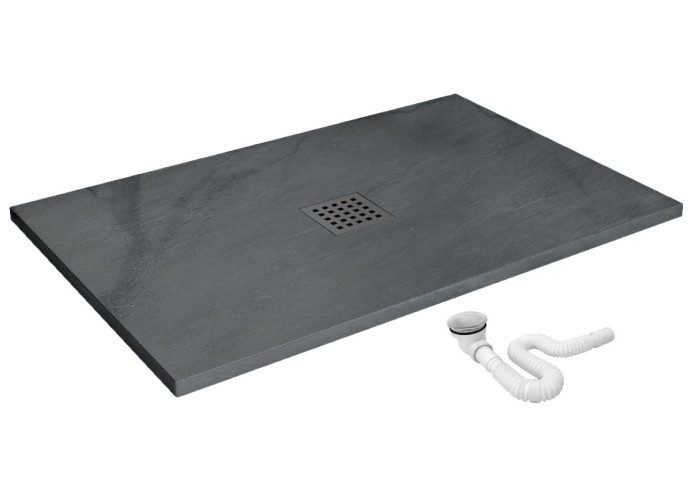 Душовий Піддон REA ROCK 90x120x3,5 Сірий REA-K4584
