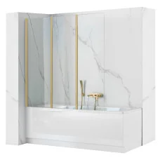 Душова Шторка Rea Agat-3 120 Золото Мат REA-W2501